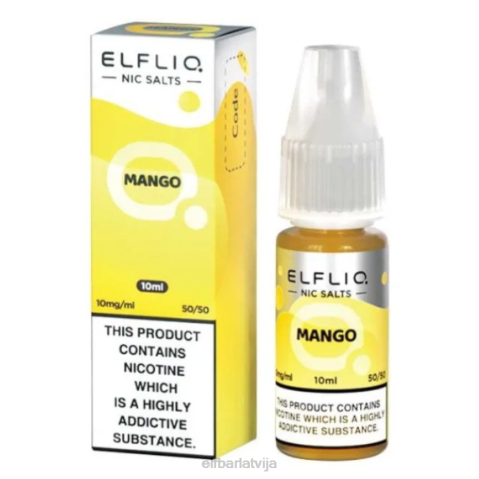 elfbar elfliq nic salts - mango - 10ml-10 mg/ml 8L4F188